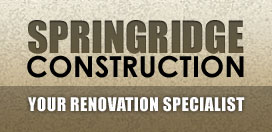 Logo of Springridge Construction, Mapleridge, BC, renovation contractors